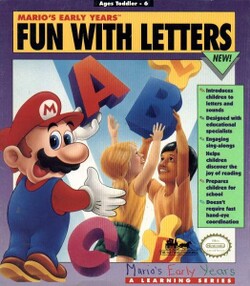 スーパーファミコン - Mario's Early Years FUN WITH LETTERS Mario's Early Years! Fun with Letters - Super Mario Wiki, the