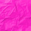 Pink crumpled paper background