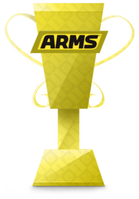 The ARMS trophy from the Trophy Creator application