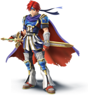 Roy's artwork in Super Smash Bros. for Nintendo 3DS / Wii U