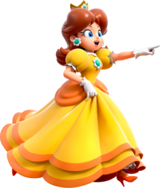 Artwork of Daisy from Super Mario Bros. Wonder