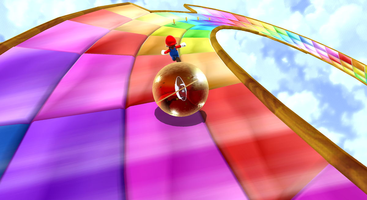 File:SMG2 Rolling Coaster Middle Path.png - Super Mario Wiki, the Mario ...