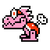 Sprite of the icon for a Blasta Mechakoopa in the Super Mario Bros. 3 style of Super Mario Maker 2. It appears in the user-interface for editing mode.
