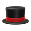 The Black Top Hat icon.