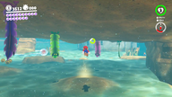 The location of a Power Moon in Super Mario Odyssey