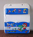 An organizer consisting of four small containers at the top, and two large containers from the bottom. Features artwork originating from Super Mario World.