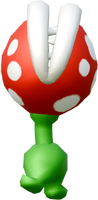 Model of a Stalking Piranha Plant from New Super Mario Bros. Wii.