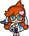 character select sprite of Penny from WarioWare: Get It Together!