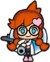 character select sprite of Penny from WarioWare: Get It Together!