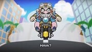 Wario driving his bike