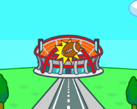 Diamond Stadium as seen in WarioWare: Smooth Moves