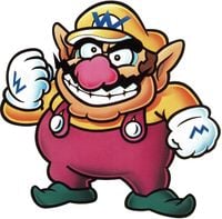 Artwork of Wario for Super Mario Land 2: 6 Golden Coins