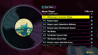 The disc for the song "Hilltop Layer: Fractone Village" in Donkey Kong Bananza