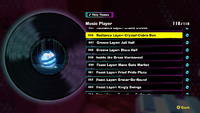 The disc for the song "Radiance Layer: Crystal-Cobra Den" in Donkey Kong Bananza