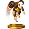 Diddy Kong trophy from Super Smash Bros. for Wii U