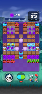 Stage 150 from Dr. Mario World