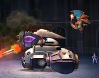 A screenshot of Galleom from Super Smash Bros. Brawl