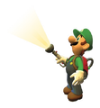 Luigi looking up