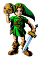 Link with Goron Mask Zelda: Majora's Mask