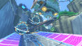 Two rings in Big Blue from Mario Kart 8