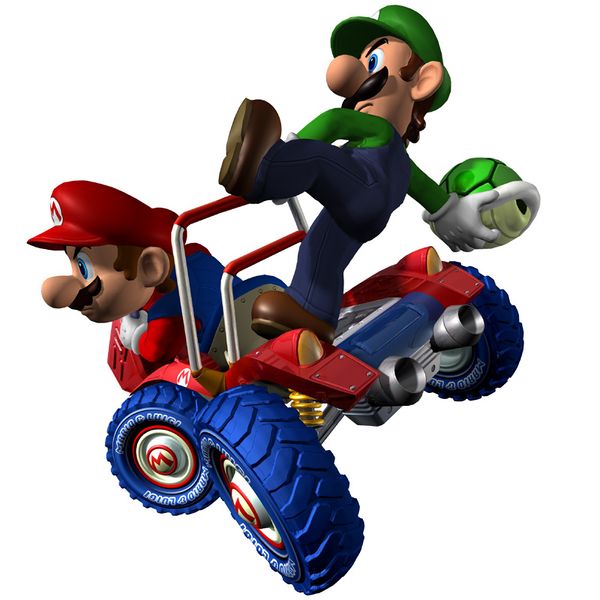 File:MKDD Mario and Luigi Green Shell.jpg