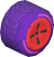 The Std_PurpleRed tires from Mario Kart Tour