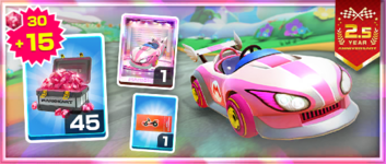 The Wild Pink Pack from the 2022 Yoshi Tour in Mario Kart Tour