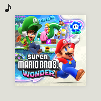 Cover image for the Top tracks playlist from Super Mario Bros. Wonder on Nintendo Music