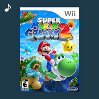 Cover image for the Top tracks playlist from Super Mario Galaxy 2 on Nintendo Music