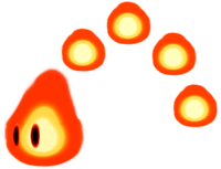 Model of a Fire Snake from New Super Mario Bros. U.
