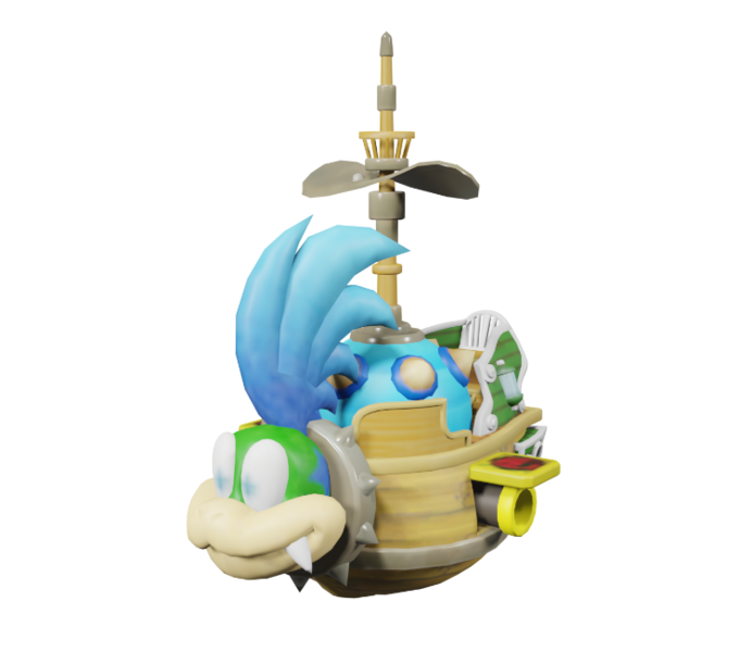 File:NSMBU Larry's Airship model.png