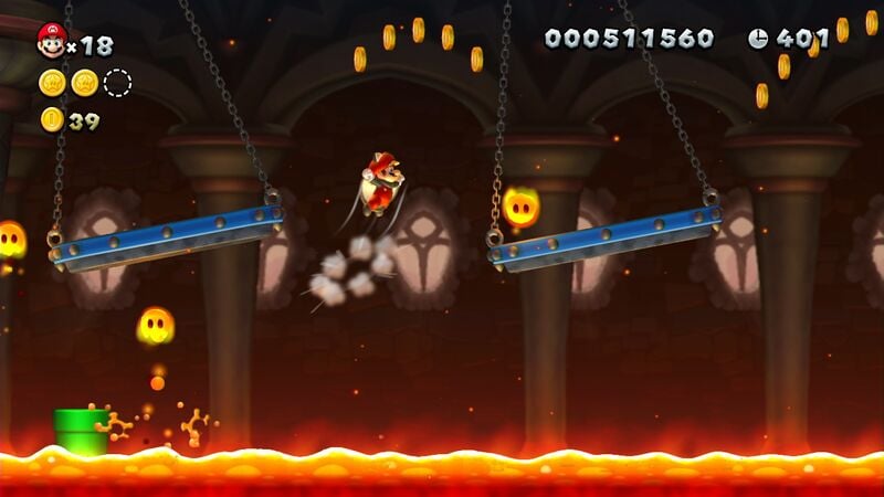 File:NSMBU Mario Gliding Over Lava.jpg