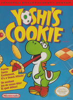 NES box art of Yoshi's Cookie