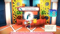 Mario receives the Professor's Room Key