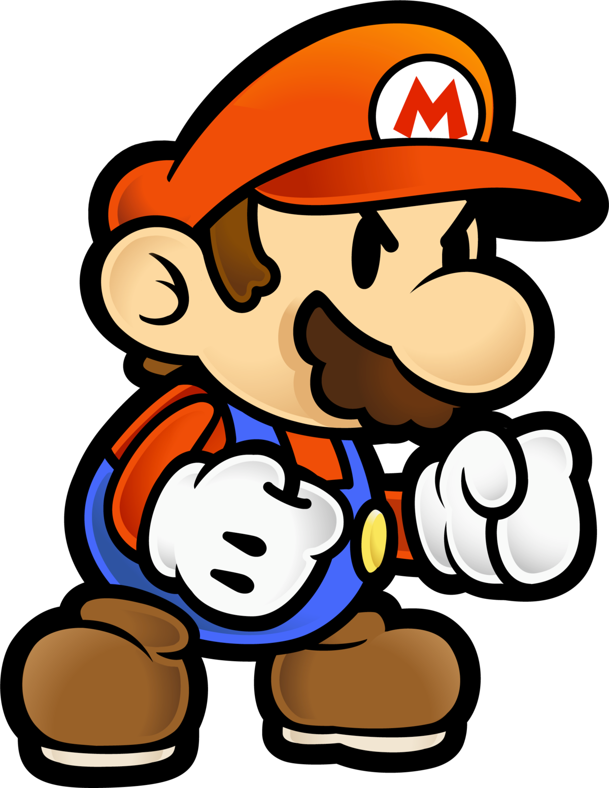 File:PMTTYD Angry Mario Artwork.png - Super Mario Wiki, the Mario ...