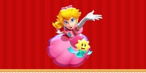 Artwork of Princess Peach and Stella for Princess Peach: Showtime! shown with the "You got LEADING ACTOR" result in the It’s Peach time! quiz