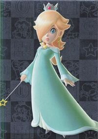 Rosalina silver card from the Super Mario Trading Card Collection