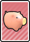 A Piggy Bank Card in Paper Mario: Color Splash.