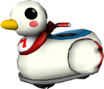 The model for Baby Mario's Quacker from Mario Kart Wii