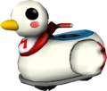 The model for Baby Mario's Quacker from Mario Kart Wii