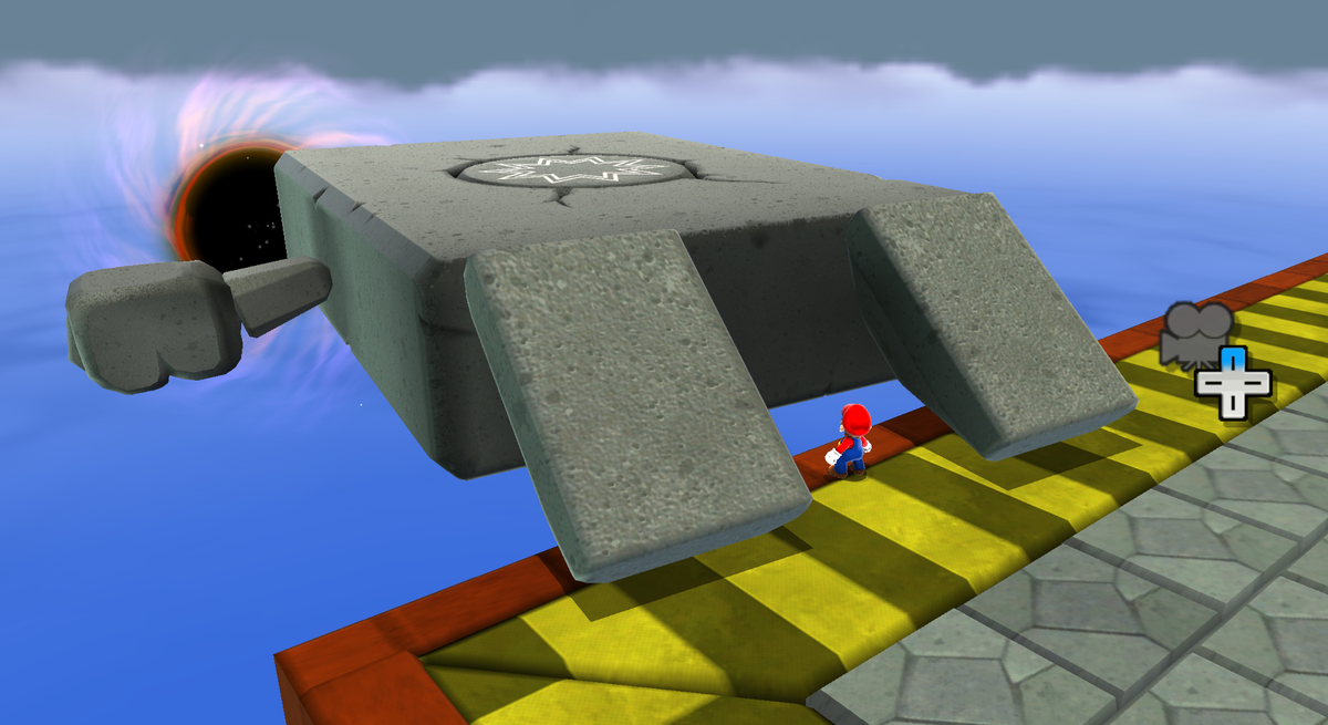 File:SMG2 Whomp King Gravity Glitch.png - Super Mario Wiki, the Mario ...