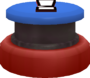 Rendered model of a blue switch from Super Mario Galaxy.