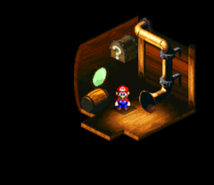 Ninth Treasure in Sunken Ship of Super Mario RPG: Legend of the Seven Stars.