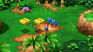 Second Coin in the second scene in Bandit's Way of Super Mario RPG.