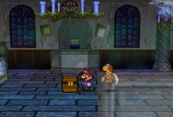 Second Treasure Chest in Boo's Mansion of Paper Mario.