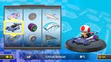 Toad's blue Circuit Special, as shown on the customization screen.