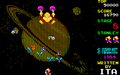 Gameplay of the stage in the Sharp X1 version