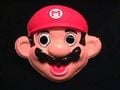 A Mario mask used for Halloween. Produced in 1989 by Ben Cooper, Inc.[10]