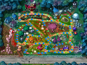 Horror Land: The whole map, filled with horror elements. From Mario Party 2.