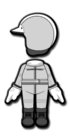 White Mii racing suit from Mario Kart 8 Deluxe